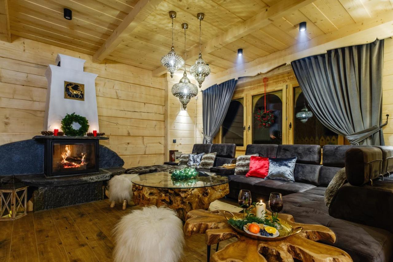 Bajkowa Chata 3 Magiczne Domki Jacuzzi Murzasichle Exteriör bild