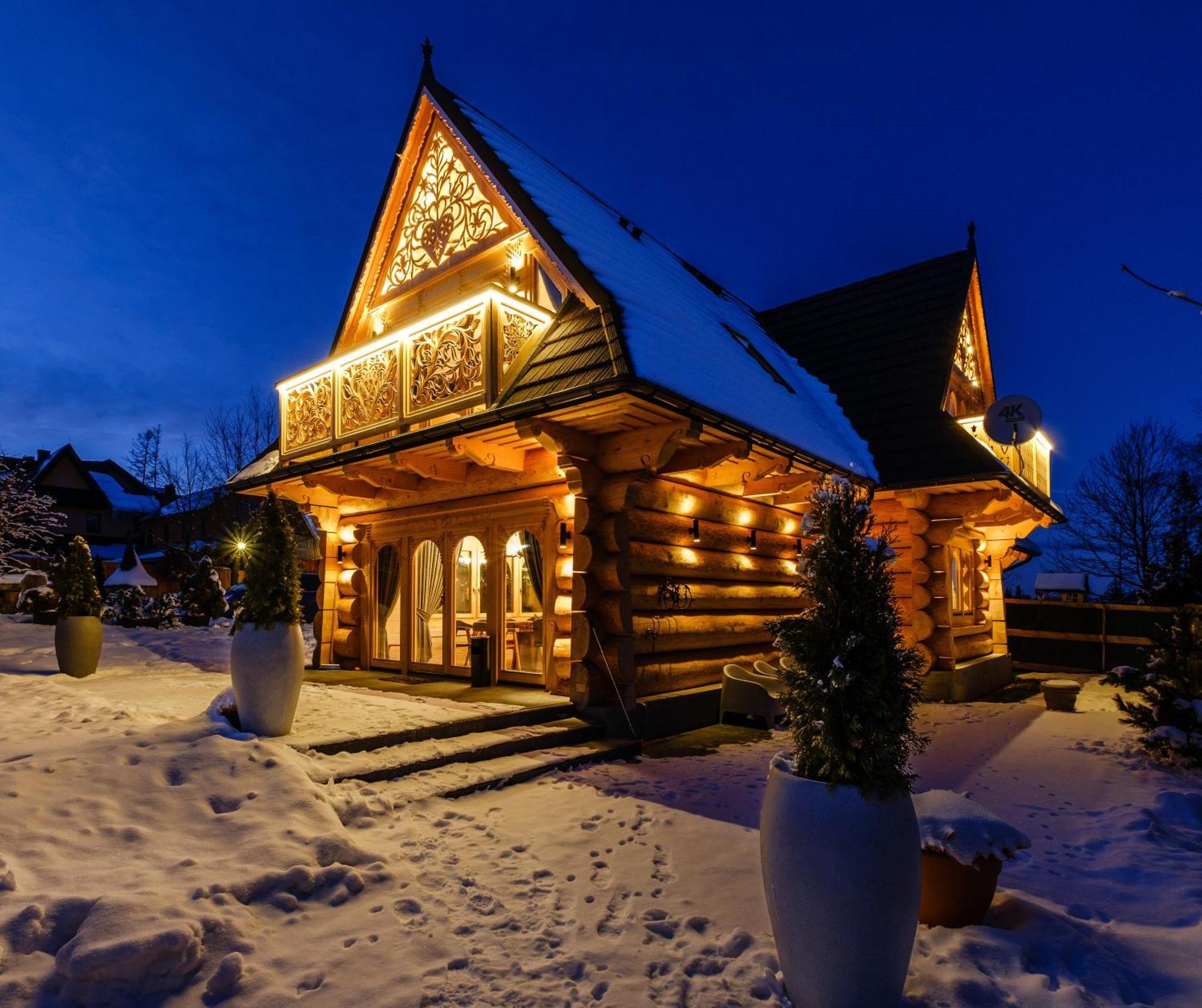 Bajkowa Chata 3 Magiczne Domki Jacuzzi Murzasichle Exteriör bild